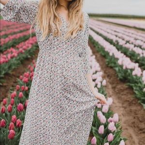 Dew Floral Knot Dress